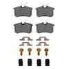 Ceramic Brake Pads & Hardware Kit, 1999-2008 Audi/Porsche/Volkswagen, Position: Rear - image 2