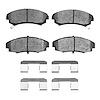 Ceramic Brake Pads & Hardware Kit, 1986-1992 GM, Position: Front - image 1
