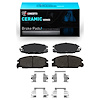 Ceramic Brake Pads & Hardware Kit, 1986-2006 Fits Multiple Makes/Models, Position: Front