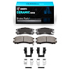 Ceramic Brake Pads & Hardware Kit, 1992-2012 Fits Multiple Makes/Models, Position: Rear - image 1