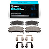 Ceramic Brake Pads & Hardware Kit, 1988-1999 Fits Multiple Makes/Models, Position: Rear - image 1