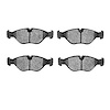 Ceramic Brake Pads, 1988-1998 GM, Position: Front - image 1