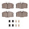 Ceramic Brake Pads & Hardware Kit, 1984-1985 Mercedes-Benz, Position: Front - image 1