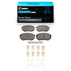Ceramic Brake Pads & Hardware Kit, 1989-2005 Fits Multiple Makes/Models, Position: Front