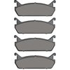 Ceramic Brake Pads, 1990-1996 Ford/Lincoln/Mercury/Mazda, Position: Rear - image 3
