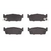 Ceramic Brake Pads, 1990-1992 Infiniti/Nissan, Position: Rear - image 2