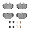 Ceramic Brake Pads & Hardware Kit, 1983-1991 Fits Multiple Makes/Models, Position: Front - image 1
