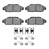 Ceramic Brake Pads & Hardware Kit, 1990-1993 Acura/Honda, Position: Front - image 1