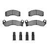 Ceramic Brake Pads & Hardware Kit, 1981-1994 Ford/Lincoln/Mercury/Mazda, Position: Front - image 1