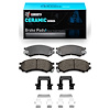 Ceramic Brake Pads & Hardware Kit, 1991-2002 GM, Position: Front - image 1