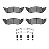Ceramic Brake Pads & Hardware Kit, 1991-1998 Mopar, Position: Front - image 1