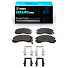 Ceramic Brake Pads & Hardware Kit, Fits Select Fits Multiple Makes/Models, Position: Front - image 1