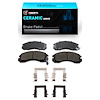Ceramic Brake Pads & Hardware Kit, 1994-2000 Mitsubishi, Position: Front - image 1