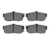 Ceramic Brake Pads, 1991-2001 Infiniti/Nissan, Position: Rear - image 1
