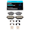 Ceramic Brake Pads & Hardware Kit, 1991-1998 Volvo, Position: Front - image 1