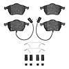 Ceramic Brake Pads & Hardware Kit, 1992-2000 Audi/Porsche/Volkswagen, Position: Front - image 1