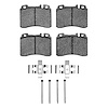 Ceramic Brake Pads & Hardware Kit, 1990-1995 Mercedes-Benz, Position: Front - image 1