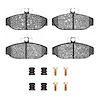 Ceramic Brake Pads & Hardware Kit, 1982-1992 Volvo, Position: Front - image 1