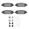 Ceramic Brake Pads & Hardware Kit, 1992-2000 Lexus/Toyota/Scion, Position: Rear - image 1