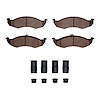 Ceramic Brake Pads & Hardware Kit, 1993-2002 Fits Multiple Makes/Models, Position: Front - image 1