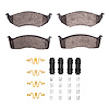 Ceramic Brake Pads & Hardware Kit, 1993-2002 Mopar, Position: Front - image 1