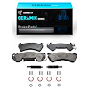 Ceramic Brake Pads & Hardware Kit, 1990-1996 GM, Position: Front - image 1