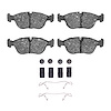 Ceramic Brake Pads & Hardware Kit, 1993-2004 Volvo, Position: Front - image 1