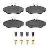 Ceramic Brake Pads & Hardware Kit, 1994-2004 Land Rover, Position: Front - image 1