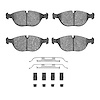 Ceramic Brake Pads & Hardware Kit, 1995-2006 Fits Multiple Makes/Models, Position: Front - image 1