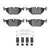 Ceramic Brake Pads & Hardware Kit, 1991-2008 BMW, Position: Rear - image 1