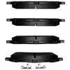 Ceramic Brake Pads, 1997-2003 Subaru, Position: Front - image 4