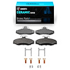 Ceramic Brake Pads & Hardware Kit, 1997-2004 Fits Multiple Makes/Models, Position: Rear - image 1