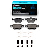 Ceramic Brake Pads & Hardware Kit, 1996-2008 Fits Multiple Makes/Models, Position: Front - image 1