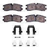 Ceramic Brake Pads & Hardware Kit, 1998-2003 GM, Position: Rear - image 1