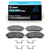 Ceramic Brake Pads & Hardware Kit, 1999-2005 Ford/Lincoln/Mercury/Mazda, Position: Rear - image 1