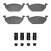 Ceramic Brake Pads & Hardware Kit, 1998-2017 Audi/Porsche/Volkswagen, Position: Front