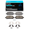 Ceramic Brake Pads & Hardware Kit, 2005-2009 Subaru, Position: Rear - image 1