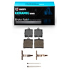 Ceramic Brake Pads & Hardware Kit, 1996-2015 Fits Multiple Makes/Models, Position: Rear
