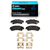 Ceramic Brake Pads & Hardware Kit, 1999-2011 GM, Position: Rear - image 1