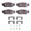Ceramic Brake Pads & Hardware Kit, 2000-2006 Fits Multiple Makes/Models, Position: Front - image 1