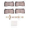 Ceramic Brake Pads & Hardware Kit, 2000-2006 Jaguar, Position: Front - image 1