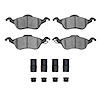 Ceramic Brake Pads & Hardware Kit, 2000-2004 Ford/Lincoln/Mercury/Mazda, Position: Front - image 1