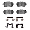 Ceramic Brake Pads & Hardware Kit, 2000-2000 Lexus/Toyota/Scion, Position: Front - image 1