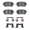 Ceramic Brake Pads & Hardware Kit, 2000-2000 Lexus/Toyota/Scion, Position: Front - image 2