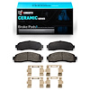 Ceramic Brake Pads & Hardware Kit, 2002-2012 Fits Multiple Makes/Models, Position: Front - image 1
