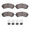 Ceramic Brake Pads & Hardware Kit, 2001-2007 GM, Position: Front - image 1