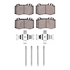 Ceramic Brake Pads & Hardware Kit, 2003-2009 Mercedes-Benz, Position: Front - image 1