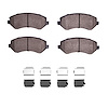 Ceramic Brake Pads & Hardware Kit, 2001-2007 Mopar, Position: Front - image 1