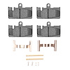 Ceramic Brake Pads & Hardware Kit, 2001-2006 Lexus/Toyota/Scion, Position: Rear - image 1