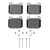 Ceramic Brake Pads & Hardware Kit, 2000-2005 Mercedes-Benz, Position: Rear - image 1